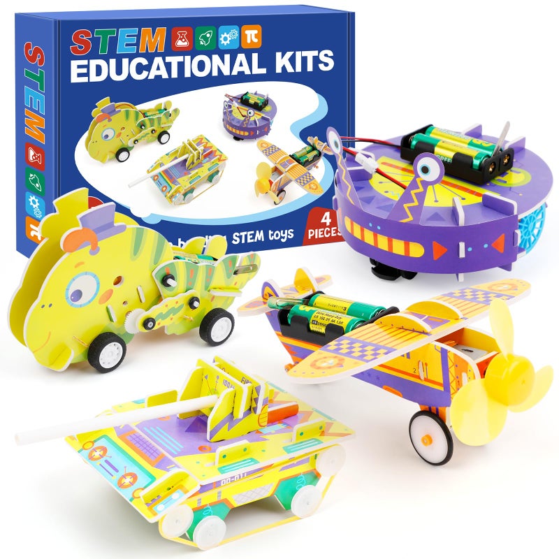 Kasfalci STEM Kits for Kids Age 8-10, STEM Toys for Boys Age 8-12, Science Experiments Robotics Engineering Projects Crafts Robot Building Activities for 6 7 8 9 10 11 12 13 14 Year Old Boys - Image 1
